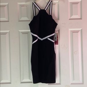 Black cocktail dress